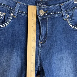 Virgin Only Women's Embellished Bootcut Jeans Dark Wash Size 9/30 western rodeo thumbnail 7