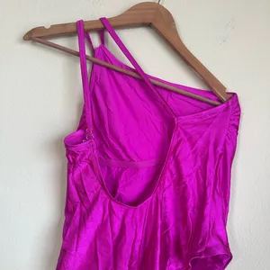 Anthropologie Shiny One Shoulder One Piece Swimsuit thumbnail 7