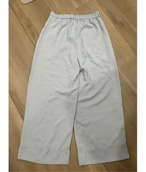 NEW Light Blue High Waisted Dress Pants Career Wide Leg Trousers 12 thumbnail 2
