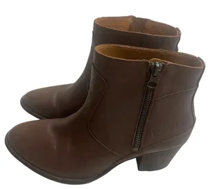 Hunter Women's Refined Zip Boot‎ Leather Bitter Chocolate US 8.5 thumbnail 1