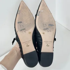 NEW Antonio Melani Jennifer Sumko Mary Jane Ballet Flats Black Leather US 7.5 thumbnail 8