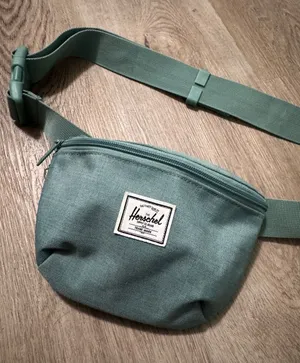 Herschel Supply Co Belt Bag Fanny Pack Green Blue thumbnail 1