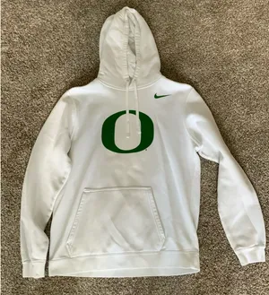 Nike White Oregon Ducks Sweatshirt thumbnail 1