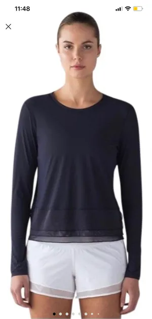 Lululemon Navy Sole Top 6 thumbnail 3
