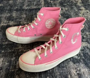Converse Hi Top Platform Sneakers CTAS Lift Oops Pink A07141C Women’s 8US Bright thumbnail 1