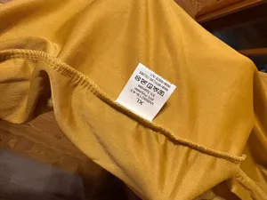 Gold Velvet Duster Cardigan – Size XL thumbnail 4