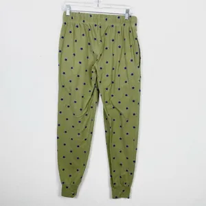 Sub_Urban Riot Green & Navy Star Print Jogger Pants thumbnail 2