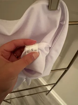 White strapless top thumbnail 3