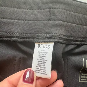 FIGS Zamora Jogger Scrub Pants Womens Large Black FIONx W18SW2005 thumbnail 4