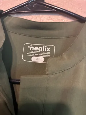Healix Nova Scrubs Jumpsuit Olive Utility Jumpsuit - Women's Short Sleeve xs thumbnail 9