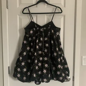 Free People In A Bubble Mini Dress - Size M -‎ Black - NWT thumbnail 5