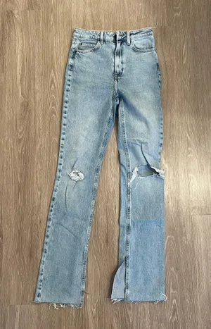 ZARA Slim Flare Jeans thumbnail 1