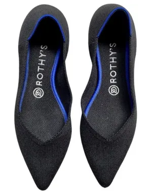 Rothy’s The Point Flat In Black thumbnail 1