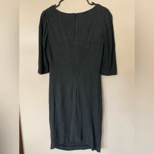 Trina Turk Grey Fitted Ruched Knee Length Sheath Classic Dress Size 6 thumbnail 7