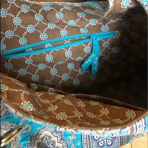VERA BRADLEY Large Hobo in Totally Turq Retired Spring 2010 thumbnail 4
