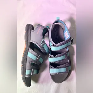 Merrell Women's Teal and Gray Strappy Outdoor Sandals thumbnail 6