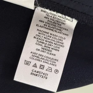 NWT Ann Taylor The Trouser in Seamless Stretch Curvy Fit Pants Navy Blue Size 10 thumbnail 9