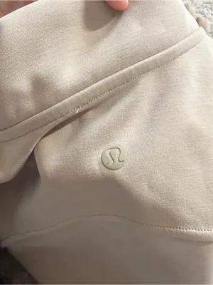 Lululemon Women’s Lululemon Brushed Softstreme Half Zip in Riverstone 4 thumbnail 9