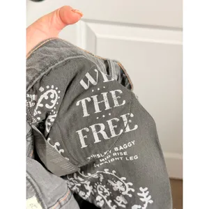 We The Free Tinsley Baggy Mid-Rise Straight Leg‎ Jeans Blow Out Black 27" thumbnail 8