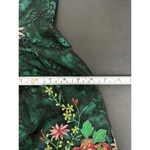 Red Lady Women Floral Lace Embroidery Mini Dress Size S Asian Tea Party Cocktail thumbnail 11