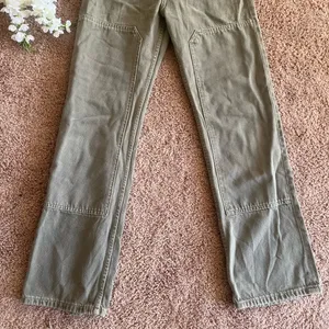 Zara Olive Green Carpenter Jeans thumbnail 4