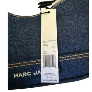 NWT Marc Jacobs Mini Drifter Denim Baguette Convertible Shoulder Bag Blue Y2K thumbnail 11