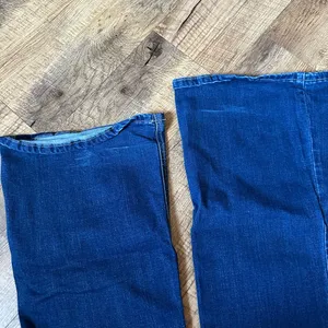 KANCAN Mid-Rise Dark Wash Flare Jean thumbnail 5