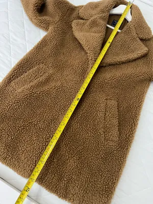 Abercrombie & Fitch Teddy Coat XS Camel Sherpa Faux Fur Cozy Oversized Winter thumbnail 7