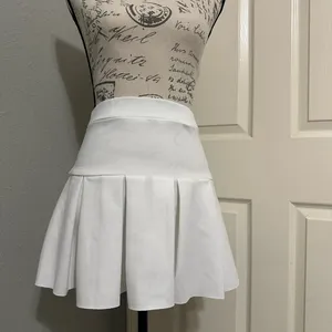 Lioness New with tags RESCUE ME PLEAT MINI SKIRT WHITE y2k style size 2 thumbnail 5