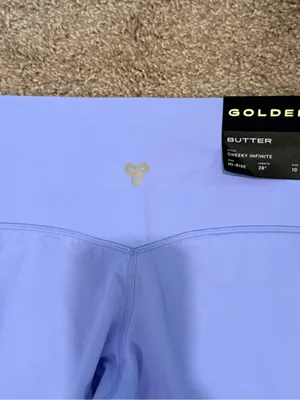 NWT Aritzia Golden BUTTER Cheeky Hi-Rise 26" Legging day flower blue size 10 thumbnail 10