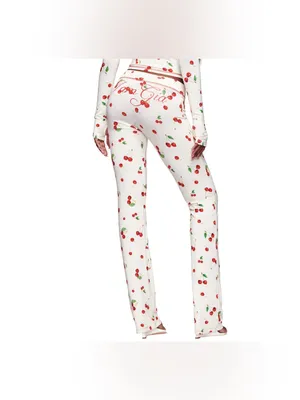 I AM GIA Cherry On Top Track Pant Off White Large NWT IN PACKAGE thumbnail 2