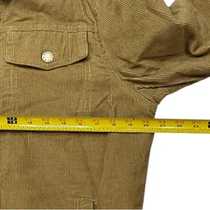 Brooklyn Cloth Corduroy Bomber Jacket with a Faux Shearling Lining thumbnail 5