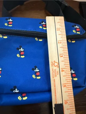 Loungefly Disney Waist Bag Mickey Mouse Pattern Blue Rare HTF Disney Parks thumbnail 8