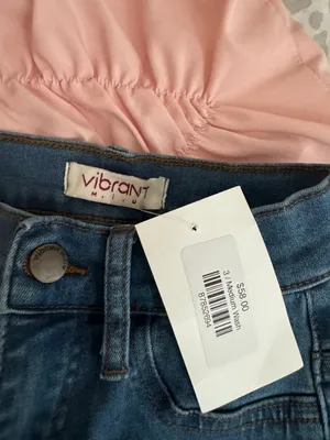 Vibrant Miu Brand New Boutique Bell Bottom Jeans thumbnail 4