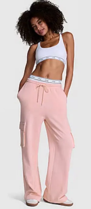 Pink by Victoria's Secret , campus sweatpants size XS wide leg women’s , juniors thumbnail 1