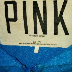 VS PINK XS Thin Blue Hoodie thumbnail 2