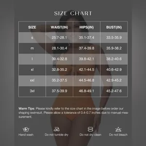 SHAPSHE Women's Tummy Control Swimsuit One Piece Slimming Bathing swim NWOT thumbnail 6