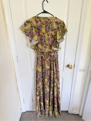 Anthropologie Hutch Pietrina Wrap Maxi Dress thumbnail 8