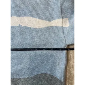 Cow cloud blue, green, black sweater size Med thumbnail 4