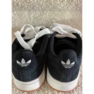 Adidas Campus Black Suede Sneakers Chunky Laces Women’s 6.5 thumbnail 4