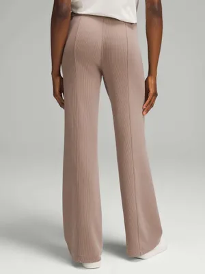 Lululemon Ribbed Softstreme Mid Rise Pant 32” Taupetastic thumbnail 4