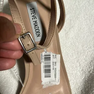 Steve Madden Women's Tan Block Heel Sandals thumbnail 5