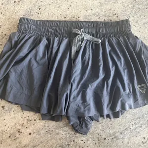 2-IN-1 FLOWY FITNESS SHORTS Deep blue grey thumbnail 4