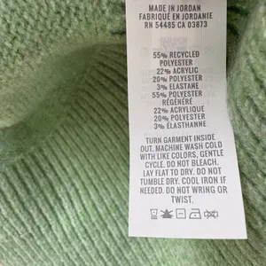 Aerie V-Neck Sweater‎ Small Sage Green NEW Oversized Marl Knit Pullover Cozycore thumbnail 11