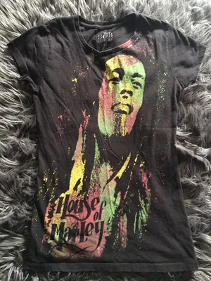 Bob Marley Woman’s T Shirt M Black Size M thumbnail 1
