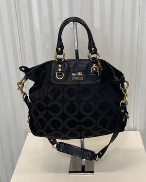 Coach Y2K OP Art satchel handbag thumbnail 1