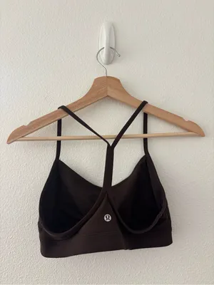 Lululemon Flow Y Bra Nulu in brown thumbnail 2