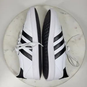 Adidas Breaknet Sleek Sneakers Womens 7 White Black 3 Stripes Athletic Shoes New thumbnail 9
