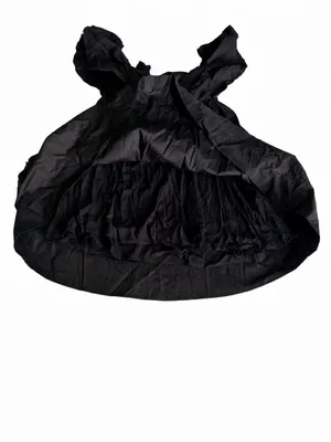 Sewn + Seen Black Poplin Puff Sleeve Mini Dress – Size S thumbnail 5