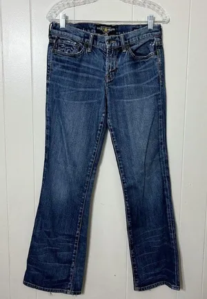 Lucky Brand Lisa Sweet N Low Bootcut Jeans Women’s Size 4/27 Blue Wash Denim thumbnail 1